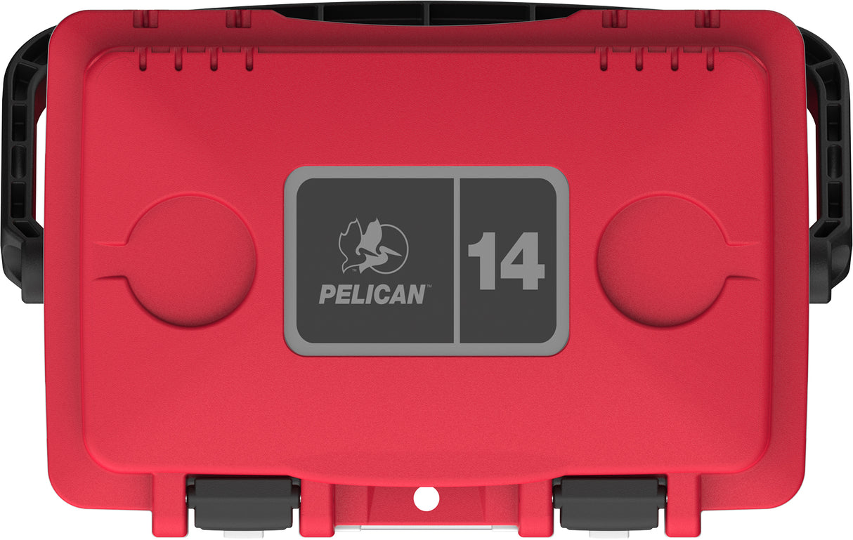 Pelican 14QT Personal Cooler (OSHA Red/White)