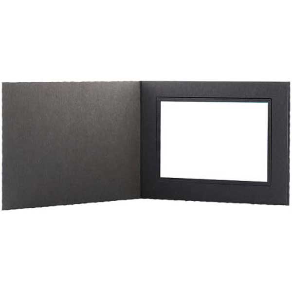 Tap Photo Buckeye 7x5 Black/Black Folder (10 Pack)