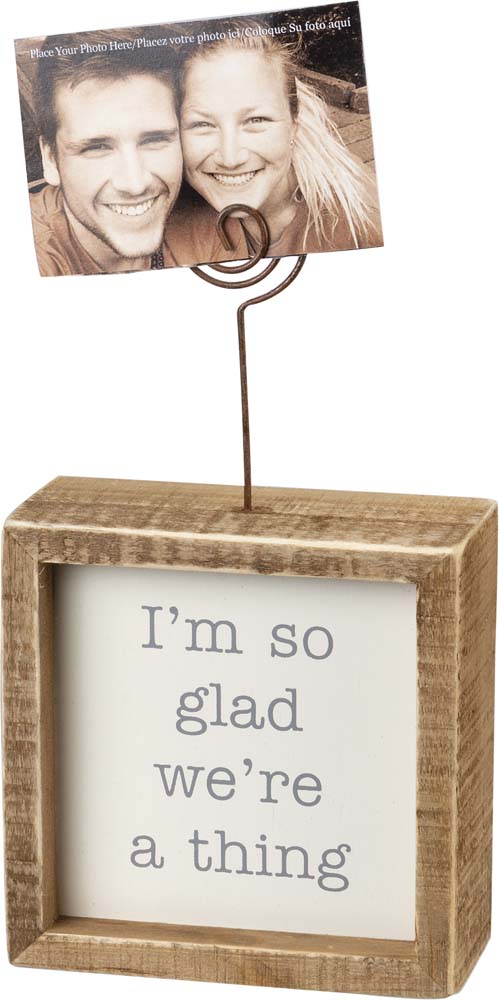 Primitives Inset Photo Block - I'm So Glad We're A Thing