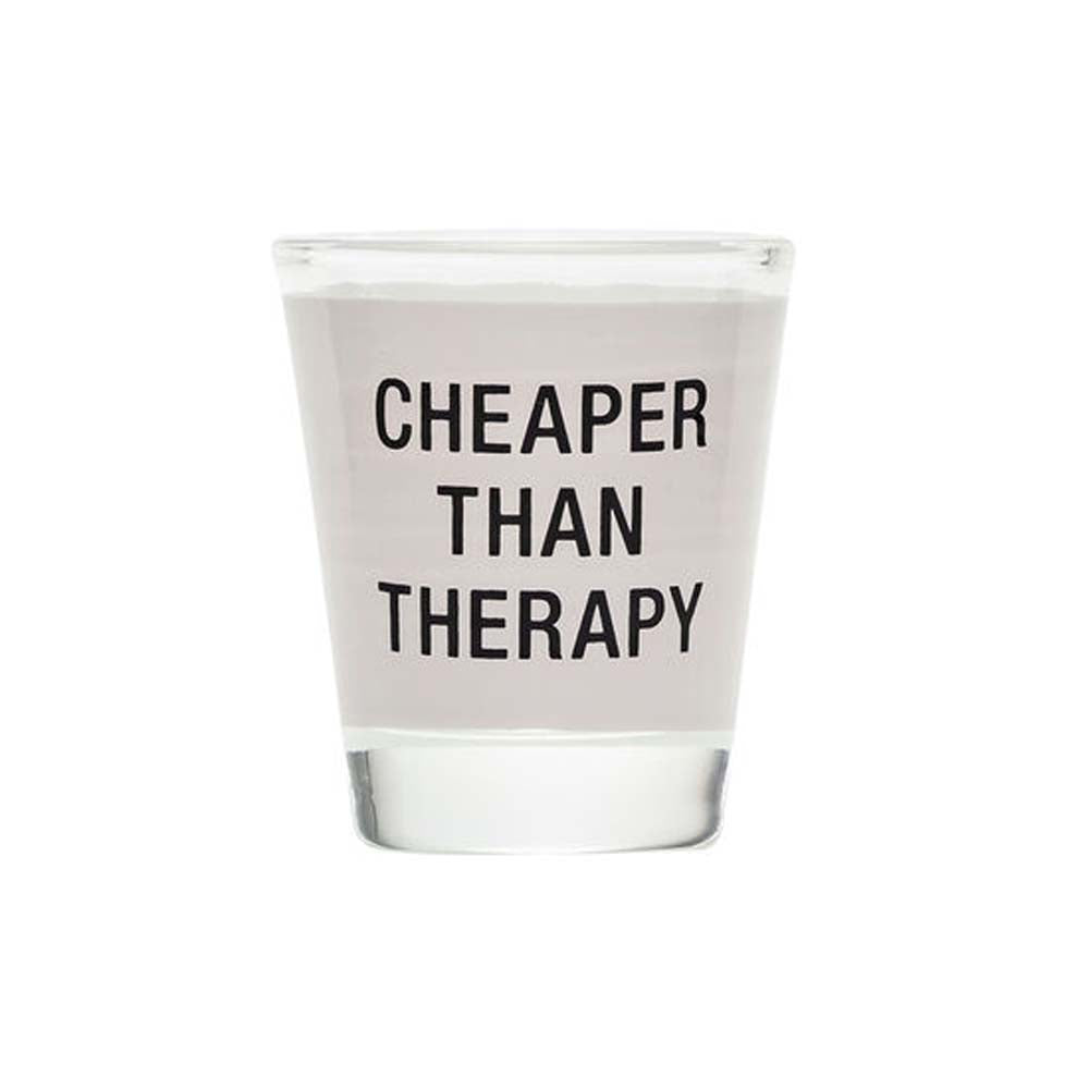 About Face Designs Therapy Shot Glass