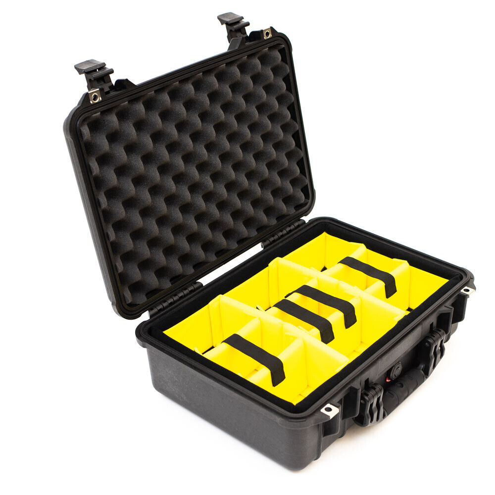 Pelican 1500 Case with Dividers (Black)