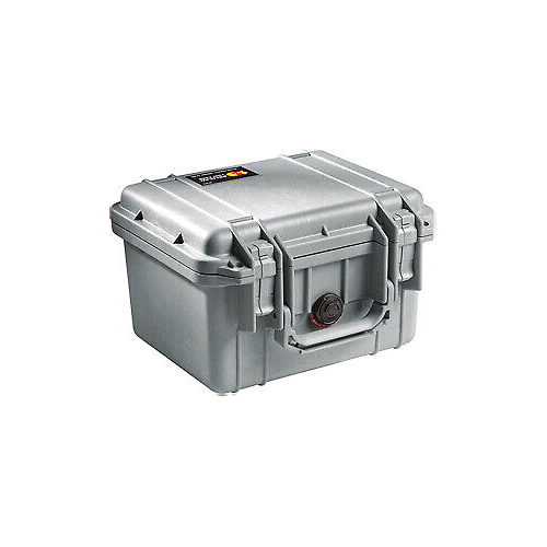 Pelican 1300NF Case without Foam (Silver)