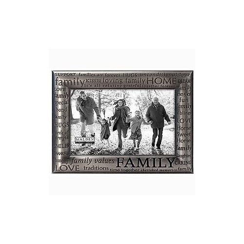 Malden Family Expressions Modern Pewter Frame - 4x6