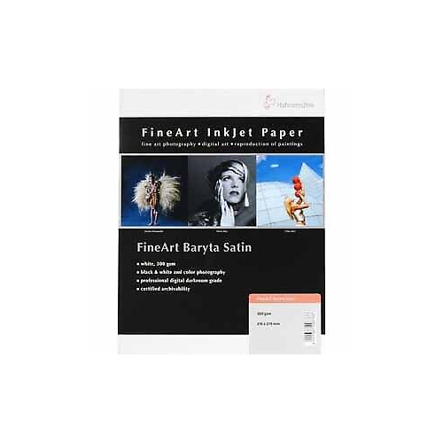 Hahnemuhle Fine Art Baryta Satin, 300gsm Inkjet Paper, 17x22 - 25 Sheets