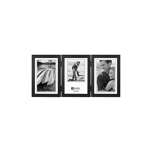 Malden 6416-46TV 4x6 Black Concepts Triple Vertical Frame