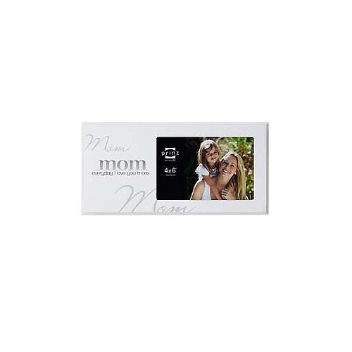 Prinz 4x6 Mom - Love You More - Wood Frame