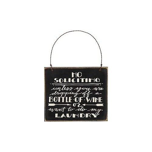 Primitives No Soliciting Sign