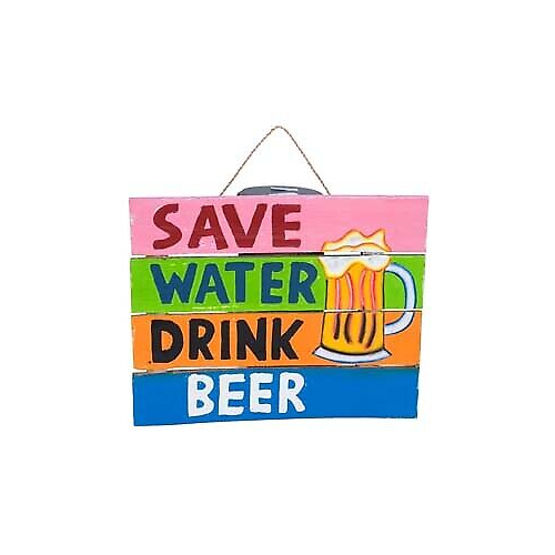Beachcombers Save Water Sign