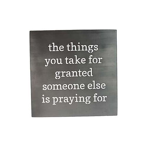 Primitives Metal Wall Art- Praying For