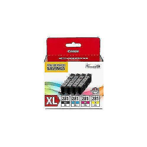 Canon CLI-281XL BkCMY 4 Color Value Pack