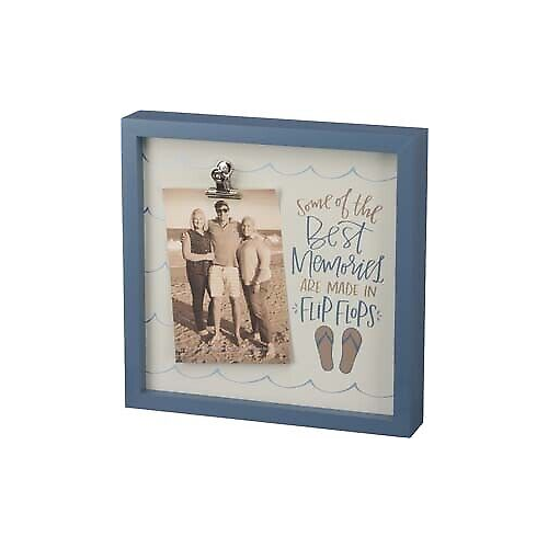 Primitives Inset Box Sign Frame - Memories Flip Flops