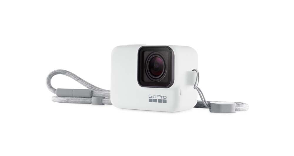 GoPro Sleeve + Lanyard (White)
