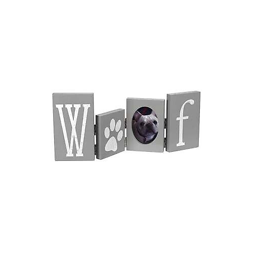 Malden Woof W/Photo Gray Love Letters Frame