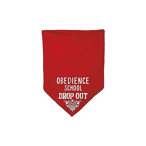 Primitives Lg Pet Bandana - Obedience School Drop Out