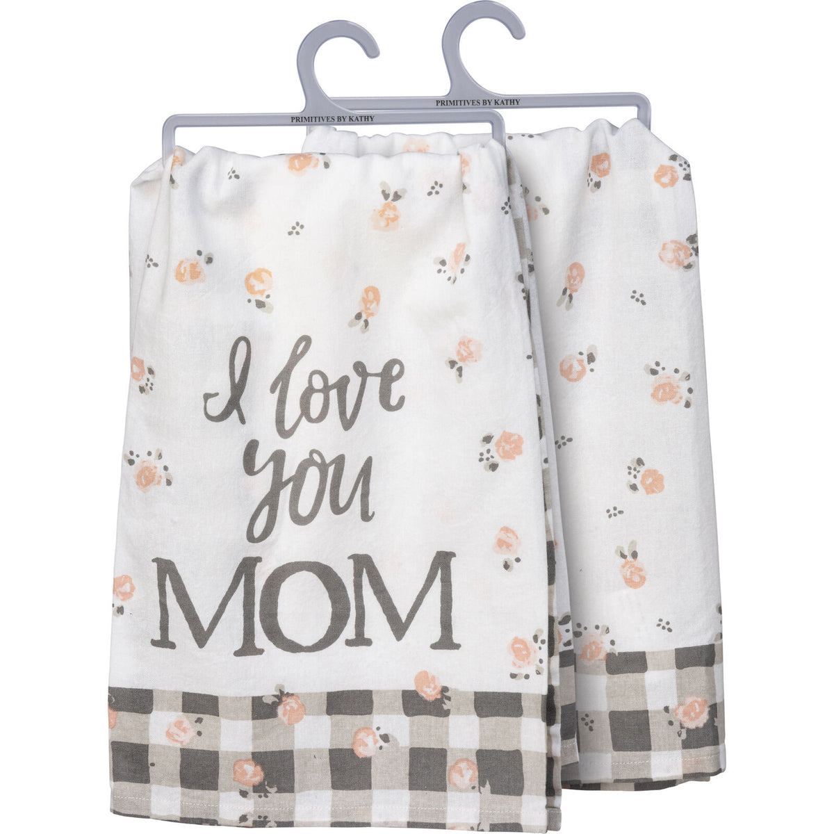Primitives Dish Towel - I Love You Mom