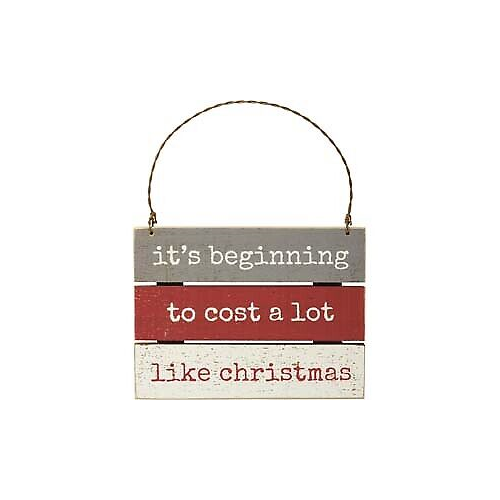 Primitives Slat Ornament - Cost A Lot Like Christmas