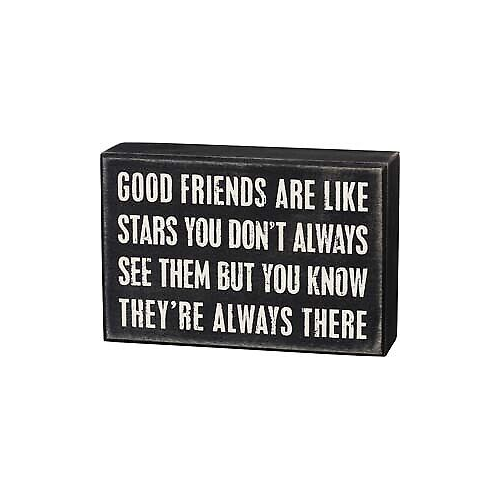 Primitives Box Sign - Good Friends