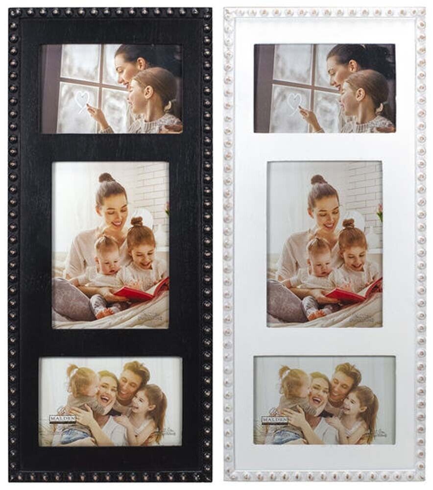 Malden 3 opening Asst Beads Black/White 2 Frame Set