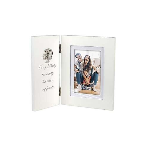 Malden 4X6 Family Bi-Fold White Frame