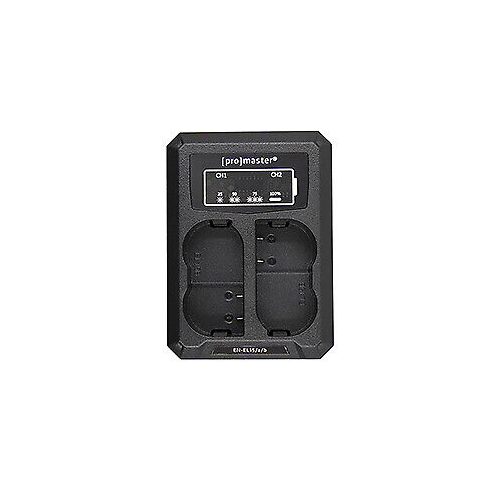 Promaster Dually Charger - USB for Nikon EN-EL15, EN-EL15a, EN-EL15b