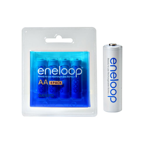 Eneloop AA Pre-Charged NiMH Battery - 4 Pack