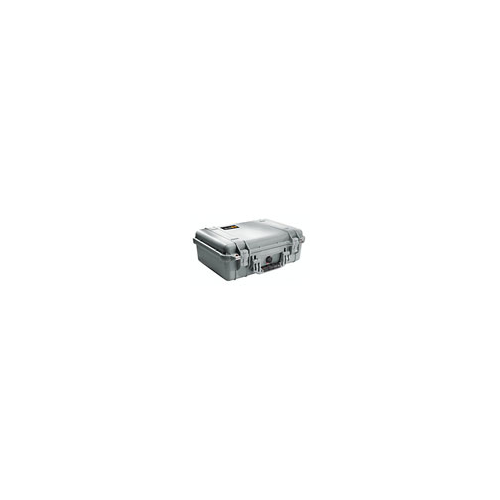 Pelican 1500 Case with Foam (Silver)