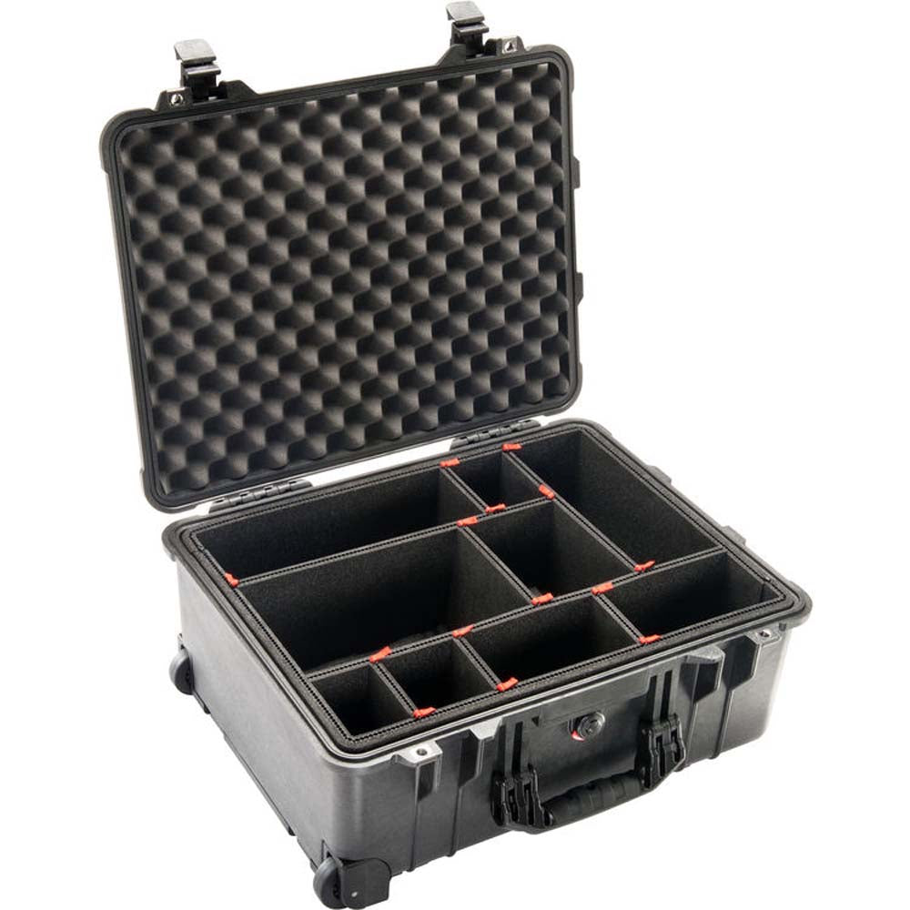 Pelican 1560 Waterproof Case with TrekPak Insert (Black)
