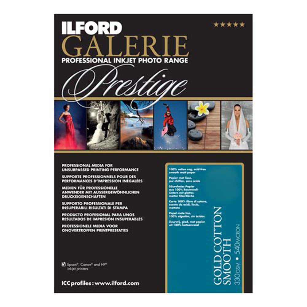 Ilford GALERIE Prestige Smooth Cotton Rag 8.5x11 25 Sheet Box