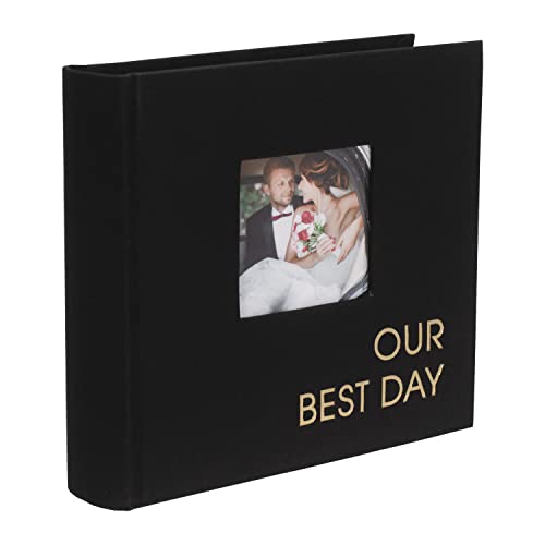 Malden 1-Up Our Best Day Black Fabric Album