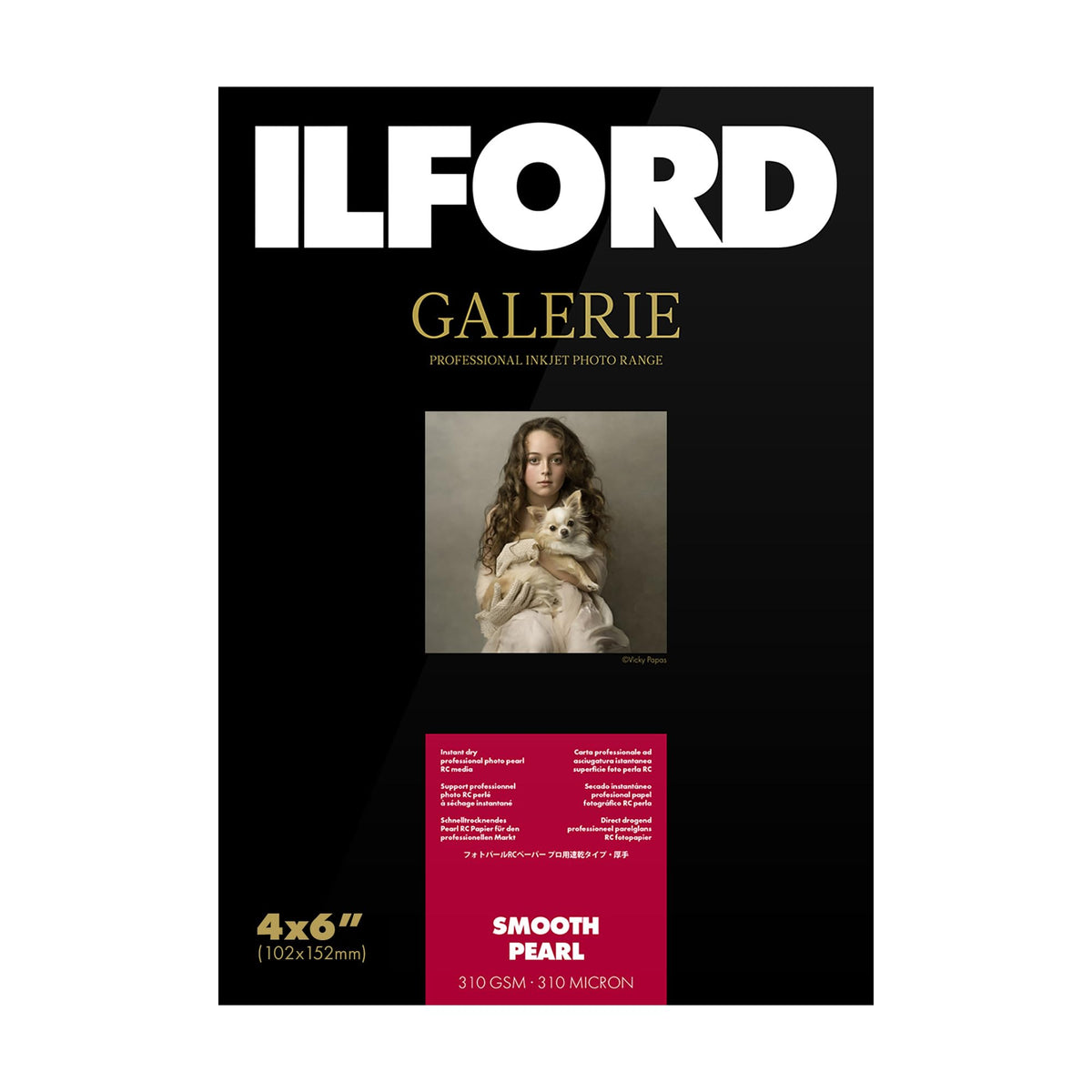 Ilford GALERIE Prestige Smooth Pearl Paper 4x6 100 Sheet Box
