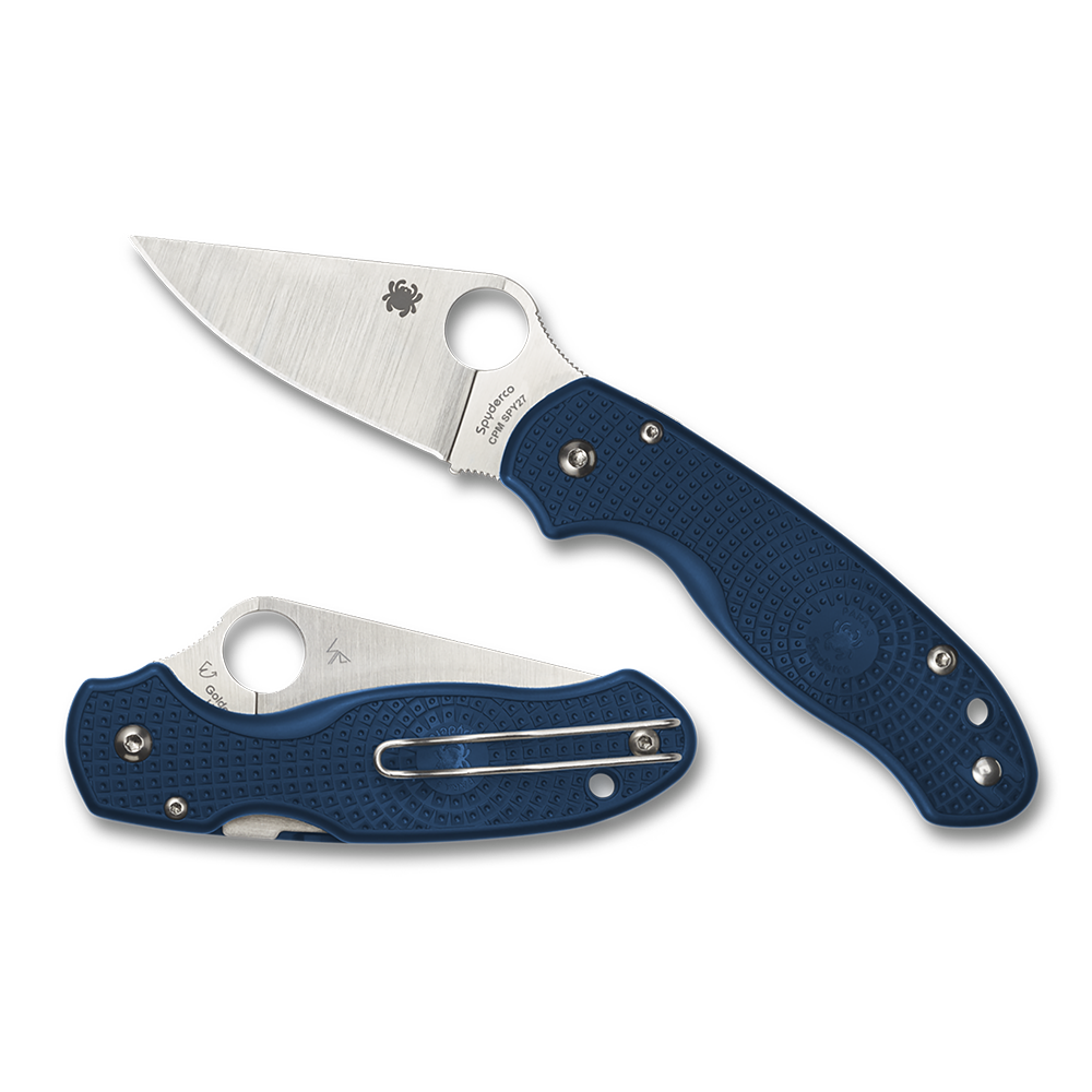 Spyderco Para 3 Lightweight Cobalt Blue FRN, Satin SPY27 - C223PCBL
