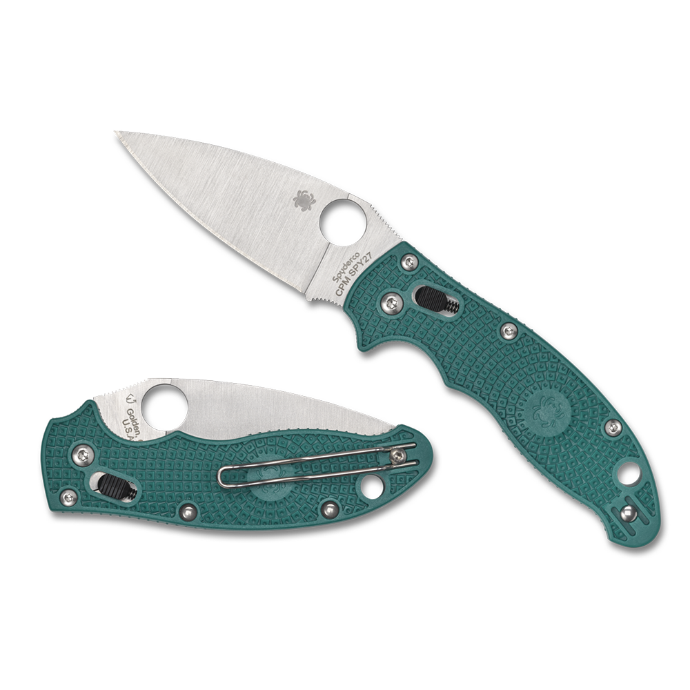 Spyderco Manix 2 Lightweight Blue FRCP, Satin SPY27 - C101PCBL2