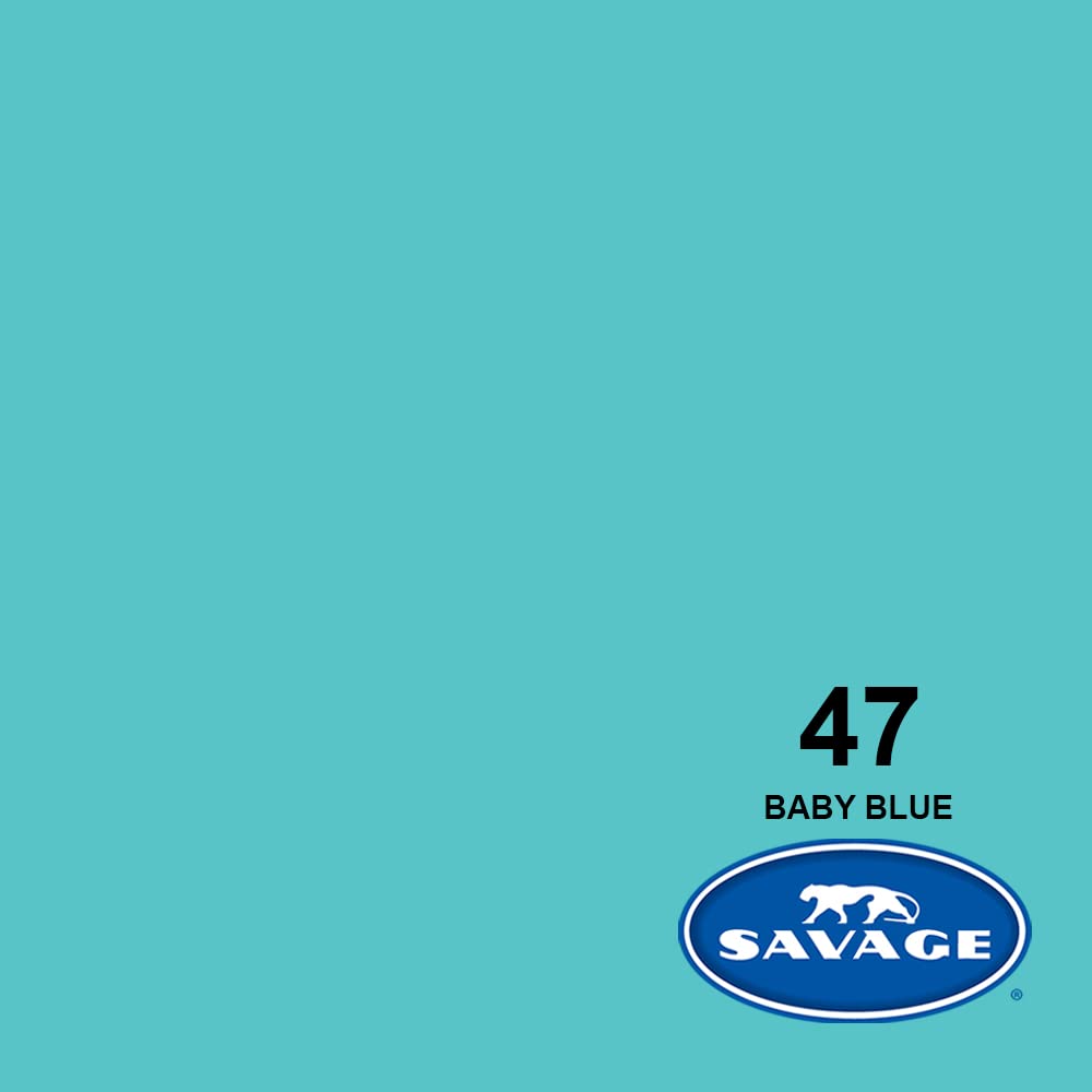Savage Seamless Background Paper 26" x 12 yd Baby Blue