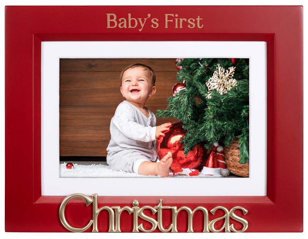 Malden 4x6/5x7 Babys First Christmas Frame 2025