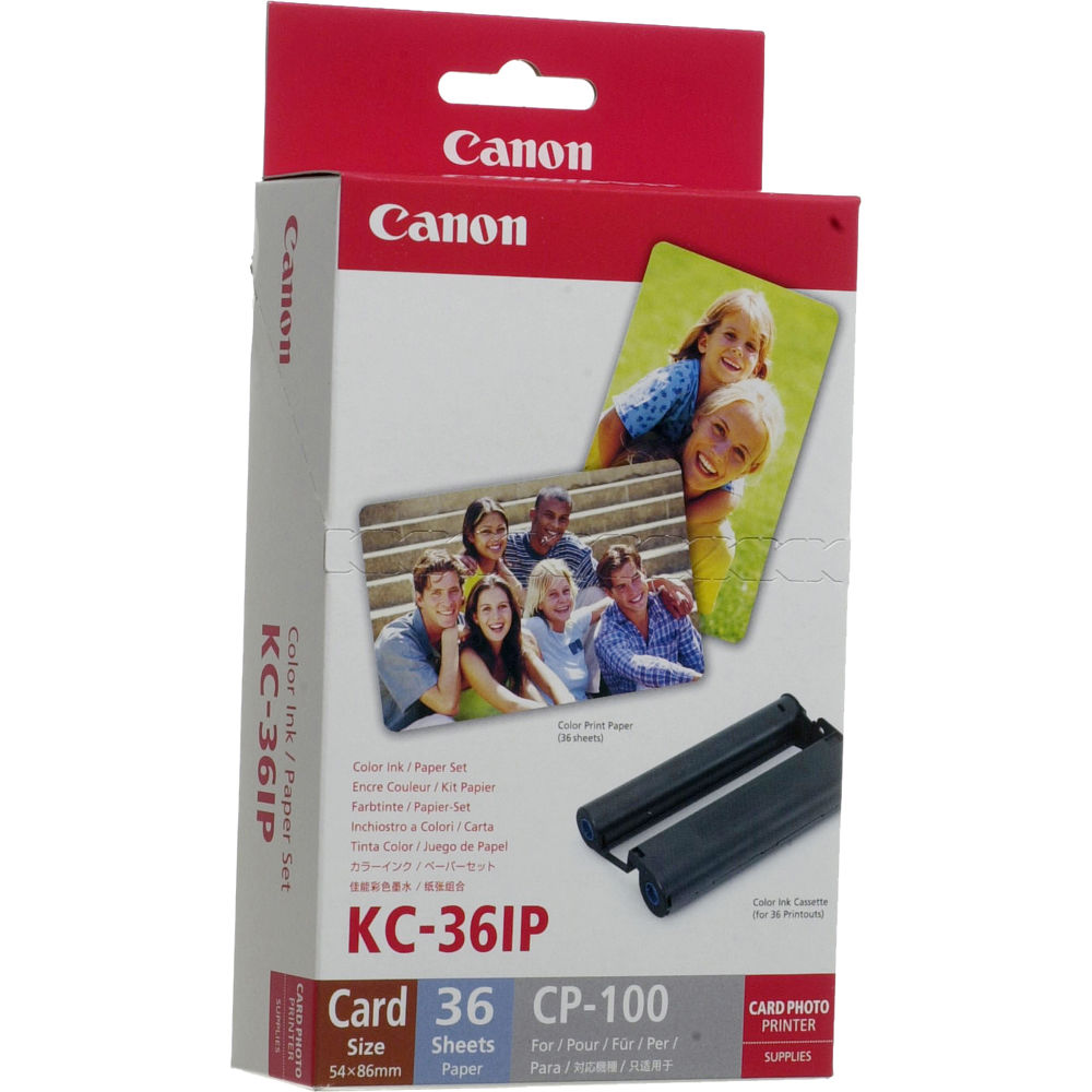 Canon KC-36IP Color Ink/Paper Set