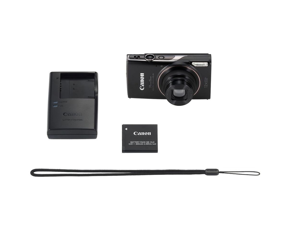Canon PowerShot ELPH 360 HS A Digital Camera (Black)