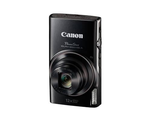 Canon PowerShot ELPH 360 HS A Digital Camera (Black)