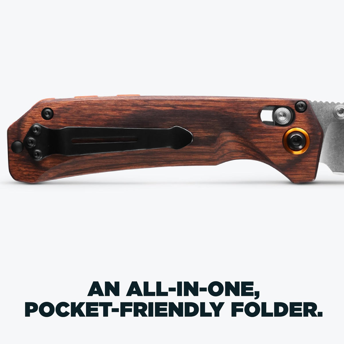 Benchmade Grizzly Creek Stabilized Wood Drop Point
