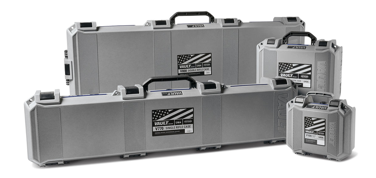 Pelican Vault Limited Edition Americana 250 V300PF5 5-Pistol Case (Custom Pre-cut Foam)