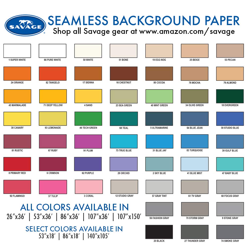 Savage Seamless Background Paper 86" x 12 yd Sea Green