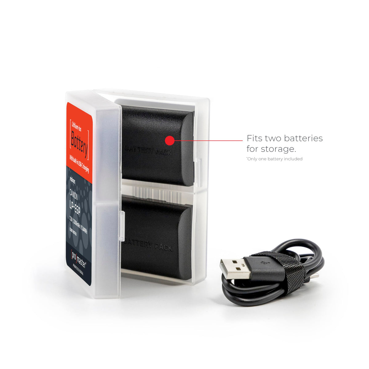 Promaster LP-E6P (Canon) Battery with USB-C Charging