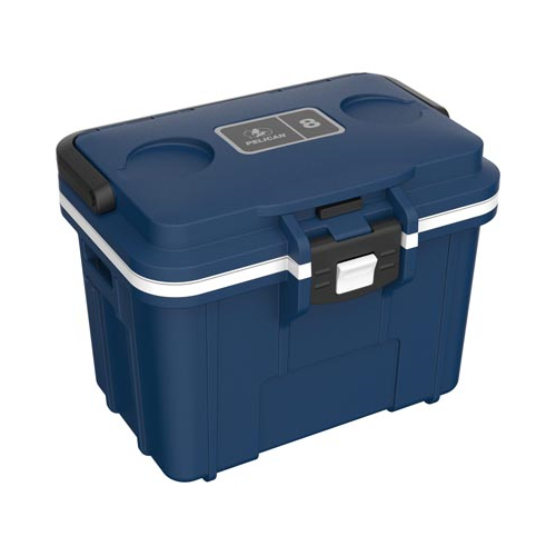 Pelican 8QT Personal Cooler (Midnight Blue/White)