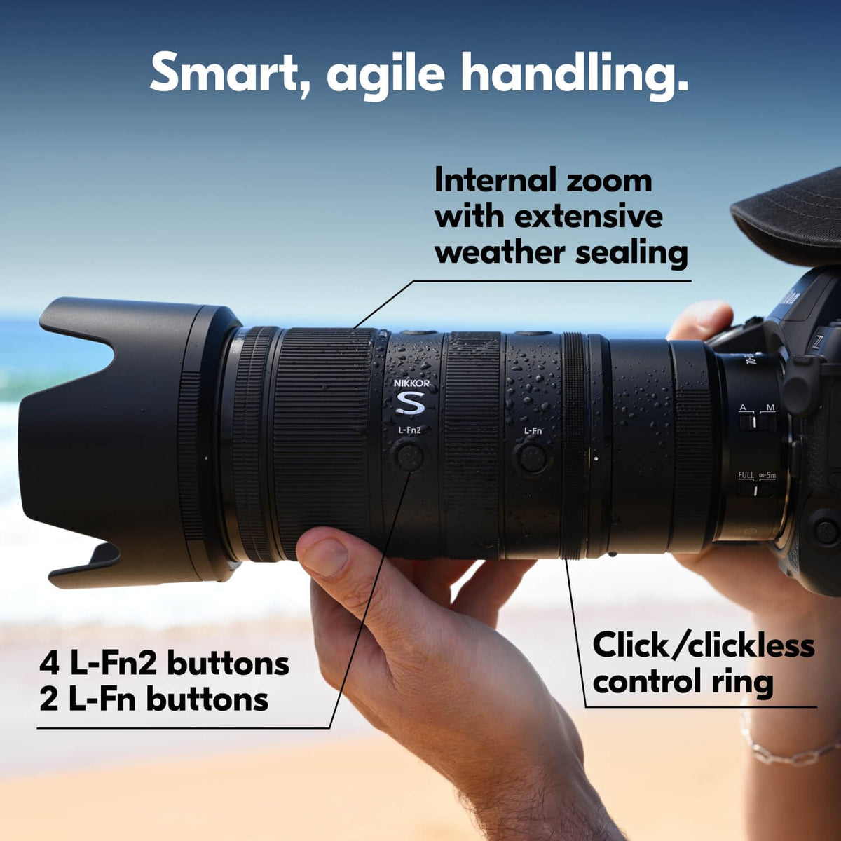 Nikon Nikkor Z 70-200mm f/2.8 VR S II Lens