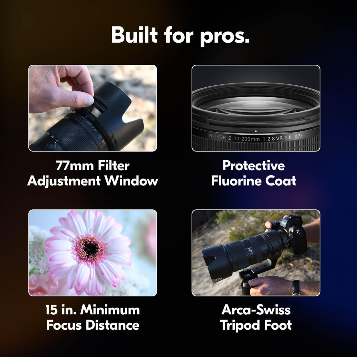 Nikon Nikkor Z 70-200mm f/2.8 VR S II Lens