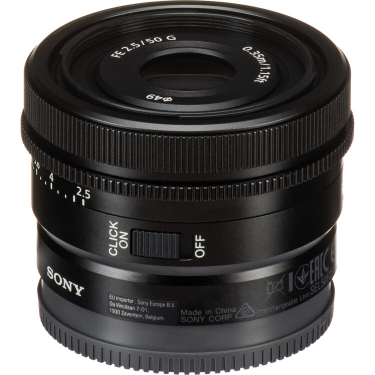 Sony FE 50mm f/2.5 G Lens