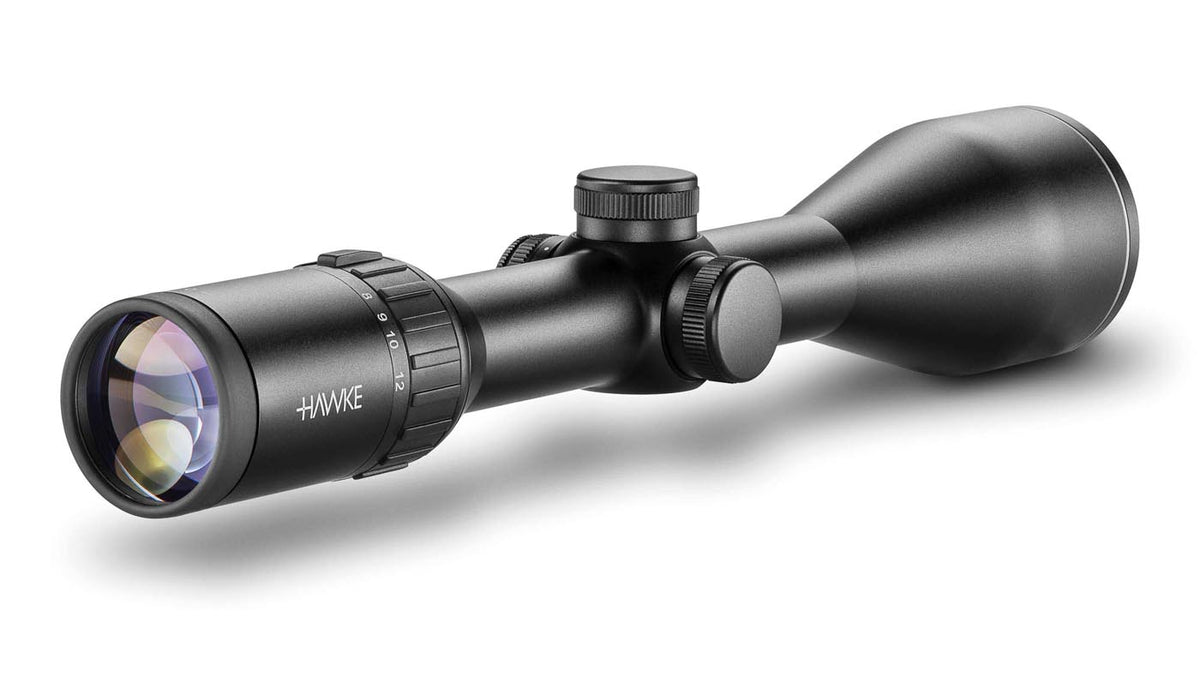 Hawke Optics 3-12x56 Endurance 30 WA Riflescope (LR Dot Illuminated Reticle, Matte Black)