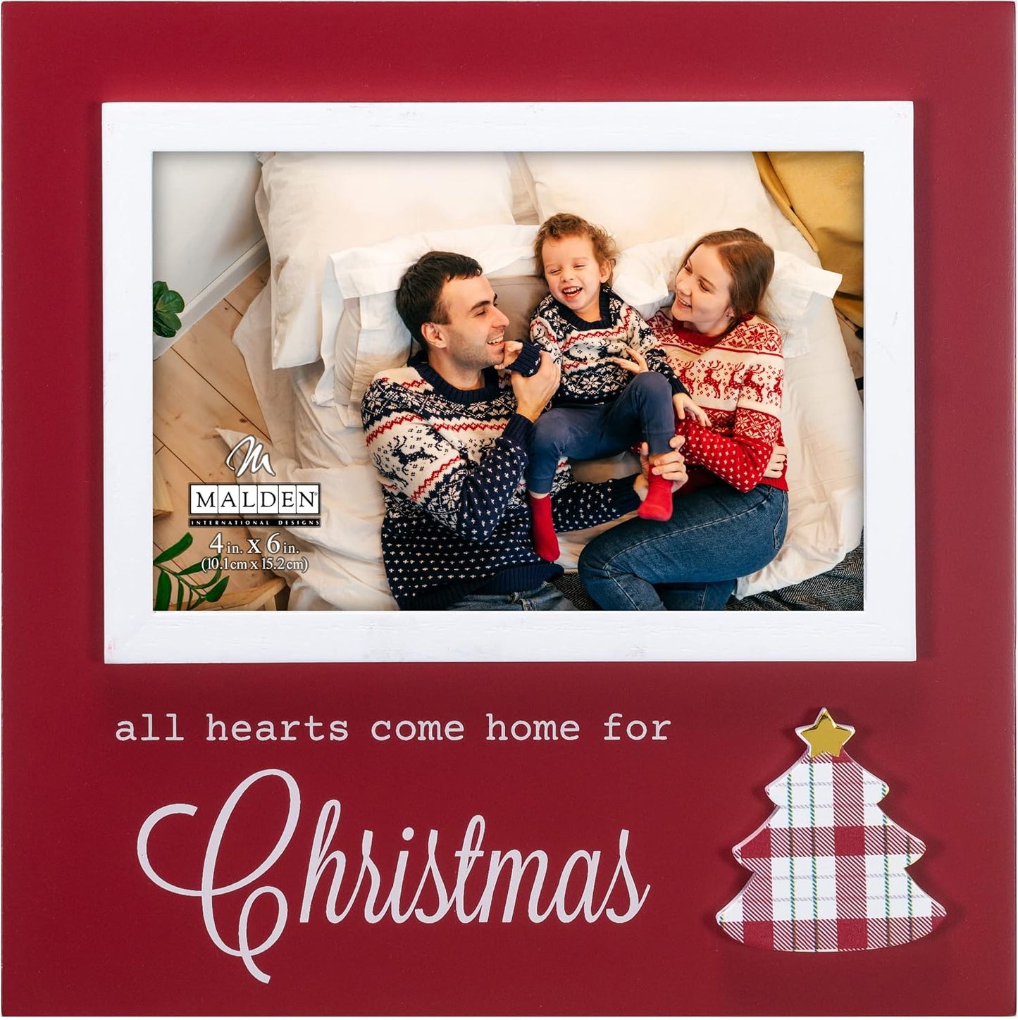 Malden 4x6 All Hearts Come Home for Christmas Frame