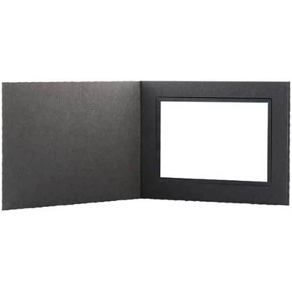 Tap Photo Buckeye 6x4 Black/Black Folder (10 Pack)