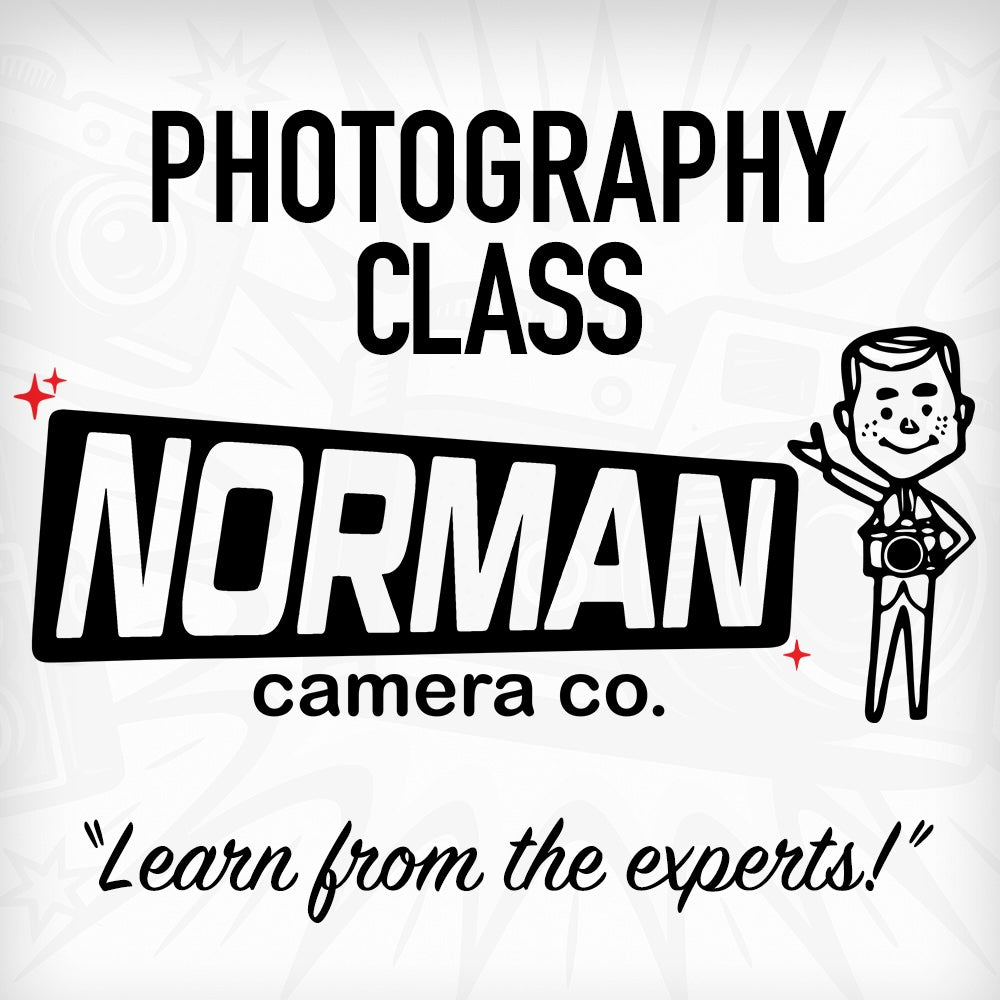 Intro to Photography Class Saturday September 26th 2026 1-3pm