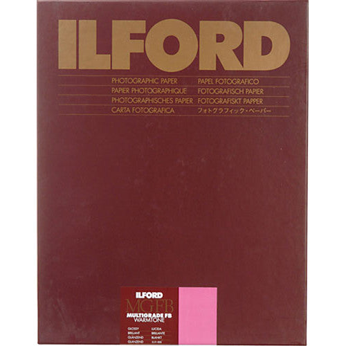 Ilford Multigrade Fiber Base Warmtone Glossy 11x14 50 Sheets